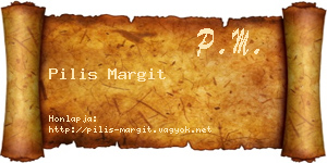 Pilis Margit névjegykártya